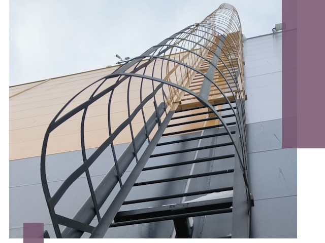 Изготовление и монтаж пожарных лестниц в Октябрьском профессионально