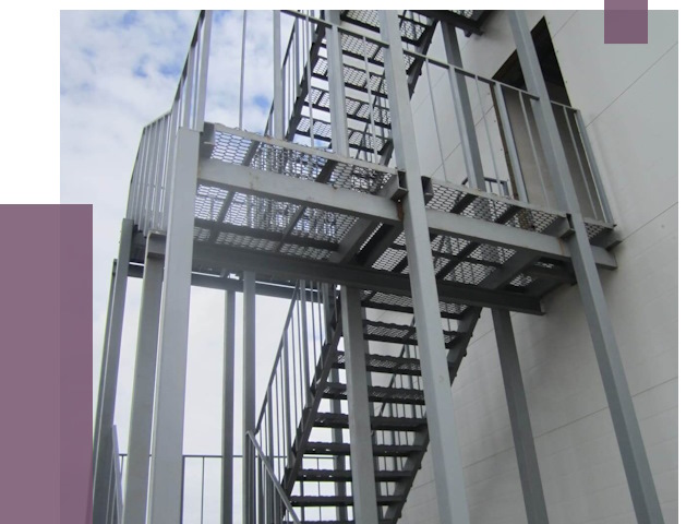 Монтаж пожарных лестниц в Октябрьском от 7871 руб.