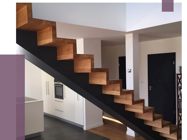 Изготовление деревянных лестниц в Октябрьском от 88035 руб. | ПРОЛЁТ-Ктб