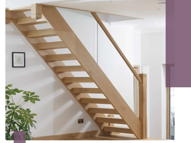 Изготовление деревянных лестниц под ключ в Октябрьском для дома