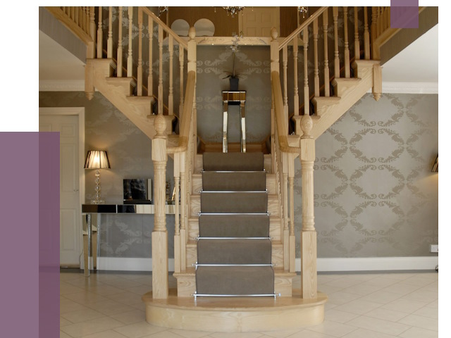 Монтаж деревянных лестниц в Октябрьском от 7716 руб. 