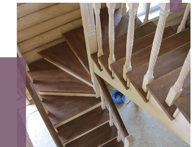 Реставрация деревянных лестниц в Октябрьском от 4350 руб.