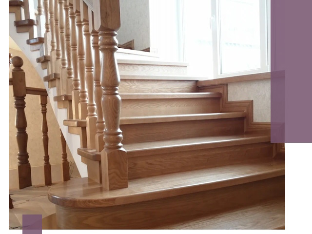 Реставрация деревянных лестниц в Октябрьском — качественно и быстро