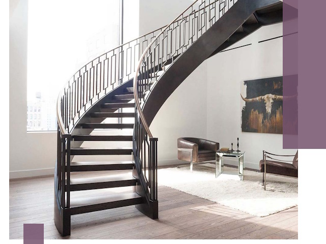 Металлические лестницы на заказ с монтажом и гарантией в Октябрьском