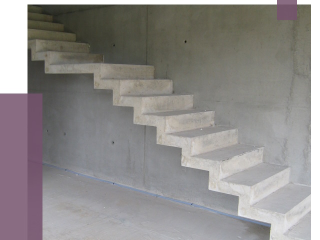 Бетонные лестницы в Октябрьском от 19160 руб. под ключ | ПРОЛЁТ-Ктб