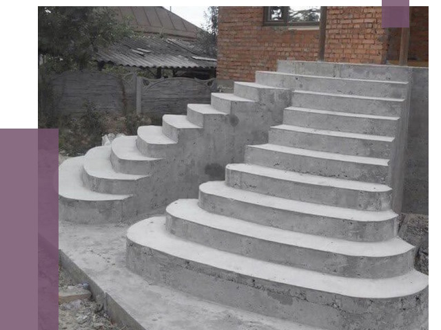 Монтаж бетонных лестниц в Октябрьском от 4350 руб. 