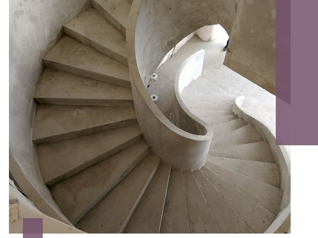 Монтаж бетонных лестниц под ключ в Октябрьском быстро и надежно