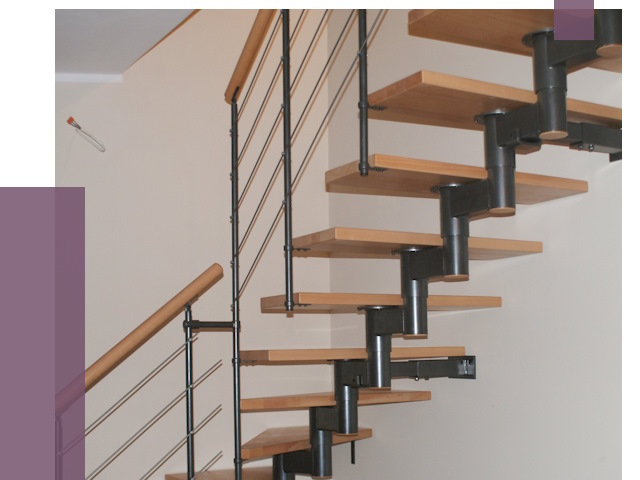 Изготовление модульных лестниц в Октябрьском от 11652 руб. 