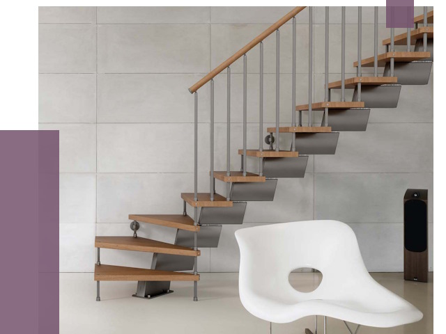 Монтаж модульных лестниц в Октябрьском от 6421 руб. 