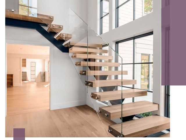 Монтаж модульных лестниц в Октябрьском: срок, качество, гарантия