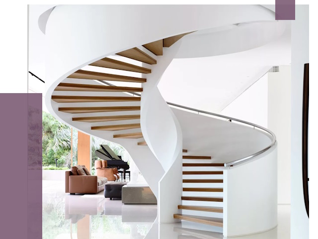 Винтовые лестницы в Октябрьском под ключ от 49196 руб. | ПРОЛЁТ-Ктб