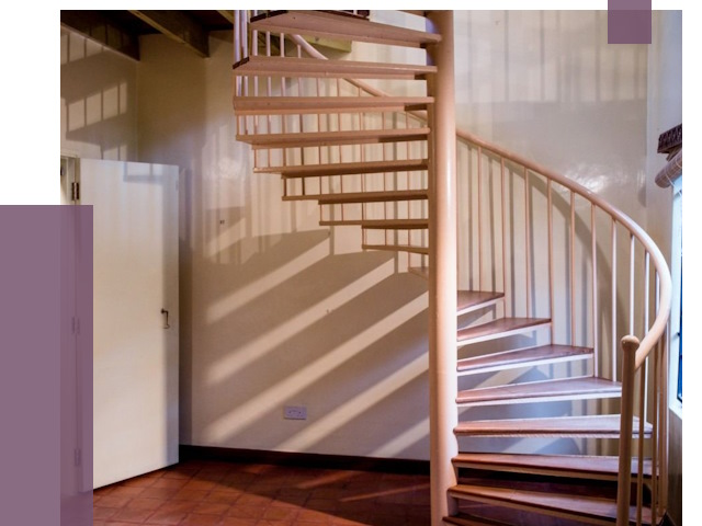 Изготовление винтовых лестниц на заказ в Октябрьском от 77160 руб. | ПРОЛЁТ-Ктб