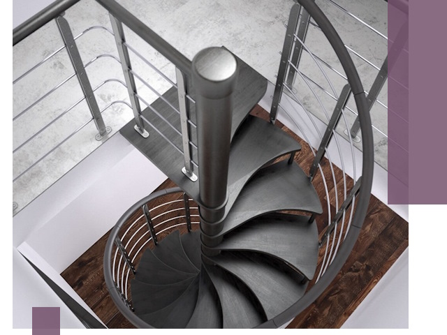 Демонтаж винтовых лестниц в Октябрьском — быстро и безопасно