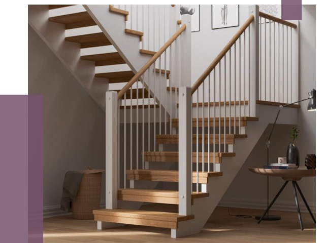 Маршевые лестницы в Октябрьском от 38580 руб. — монтаж | ПРОЛЁТ-Ктб