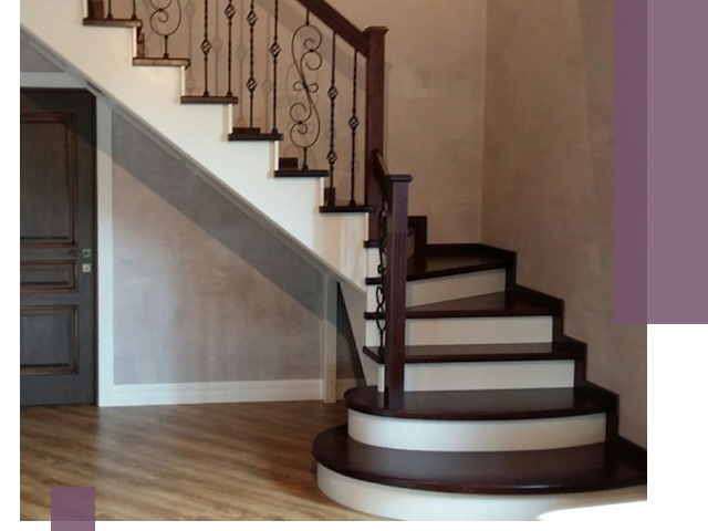 Изготовление Г-образных лестниц под ключ в Октябрьском