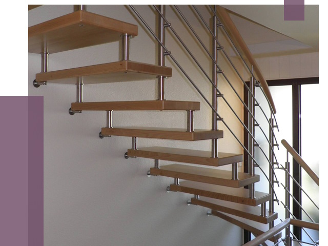 Демонтаж лестниц на больцах в Октябрьском от 8803 руб. надежно | ПРОЛЁТ-Ктб