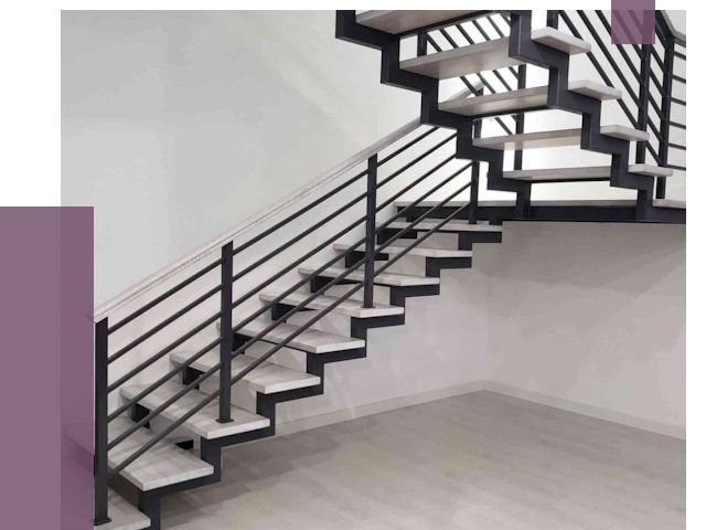 Лестницы на металлокаркасе под ключ в Октябрьском от 12946 руб. | ПРОЛЁТ-Ктб
