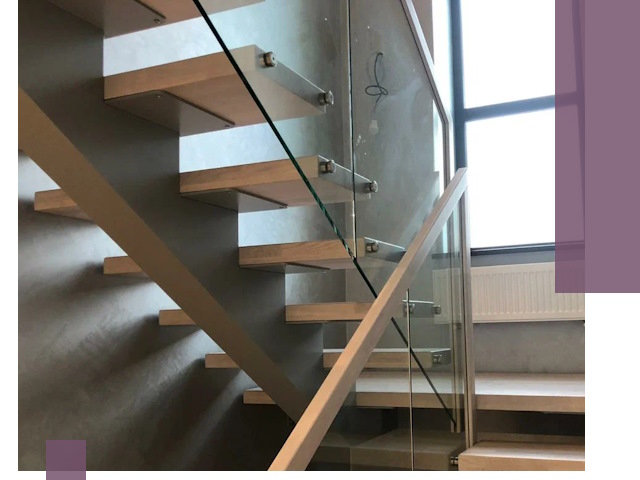 Изготовление лестниц на монокосоуре в Октябрьском с монтажом и гарантией