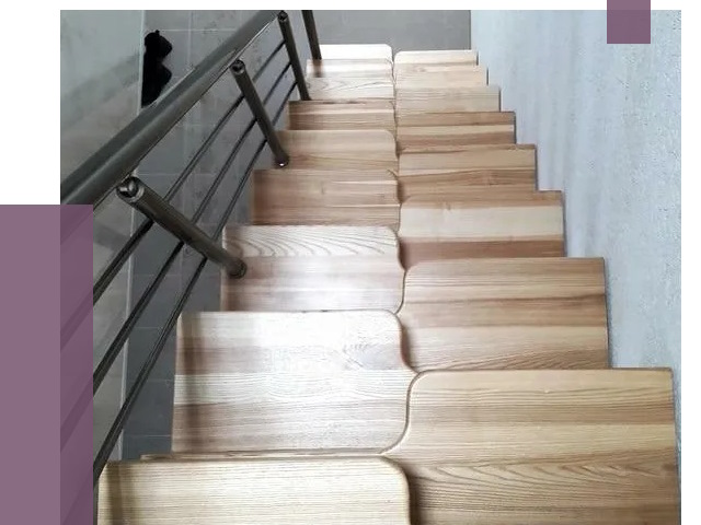 Лестницы гусиный шаг в Октябрьском от 13205 руб. под ключ | ПРОЛЁТ-Ктб