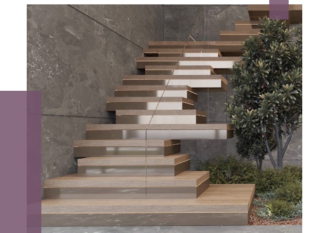 Современные лестницы в Октябрьском от 13982 руб. | ПРОЛЁТ-Ктб