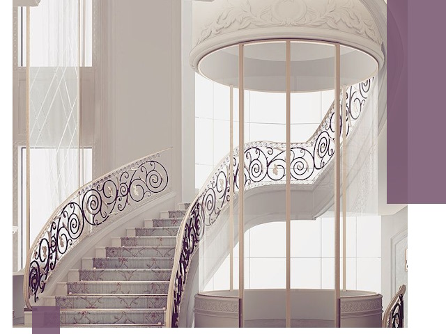 Элитные лестницы на заказ высокого класса в Октябрьском