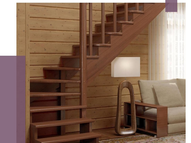 Лестницы эконом класса в Октябрьском от 18487 руб. бюджетные решения