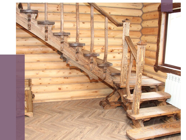 Лестницы в баню в Октябрьском от 19368 руб. — изготовление | ПРОЛЁТ-Ктб