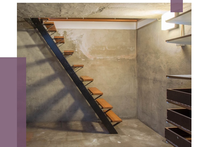Лестницы в подвал в Октябрьском от 13309 руб. — монтаж | ПРОЛЁТ-Ктб