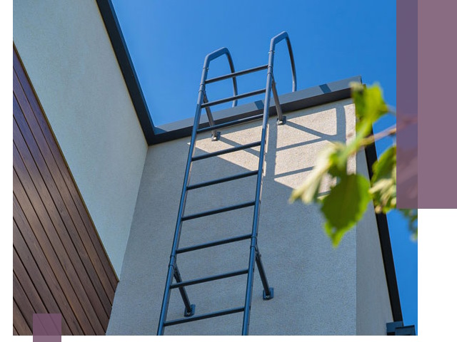 Лестницы на крышу в Октябрьском — изготовление, монтаж, демонтаж