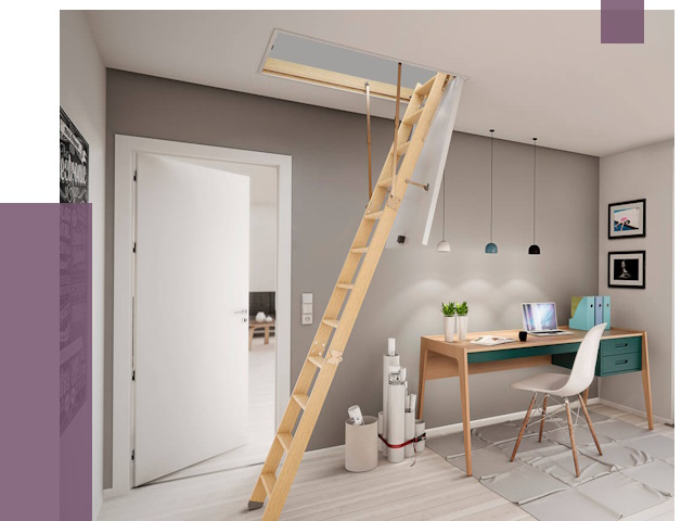 Чердачные лестницы в Октябрьском — от 14759 руб. | ПРОЛЁТ-Ктб