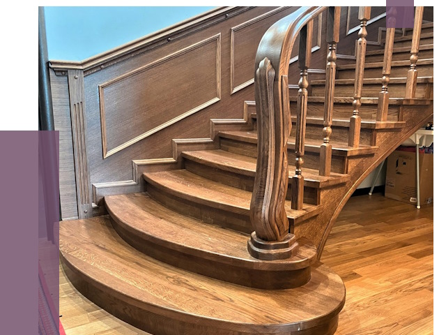 Дубовые лестницы под ключ в Октябрьском от 178658 руб. — ПРОЛЁТ-Ктб