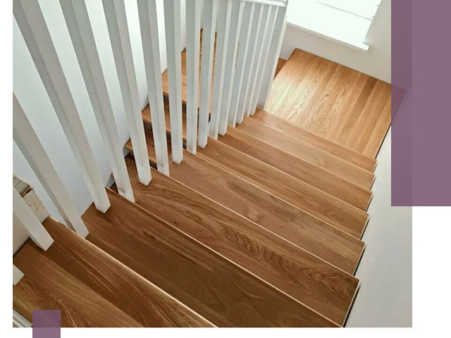 Лестницы из бука в Октябрьском: изготовление, монтаж и демонтаж