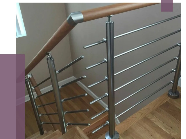 Изготовление перил в Октябрьском от 4661 руб. — перила на заказ | ПРОЛЁТ-Ктб