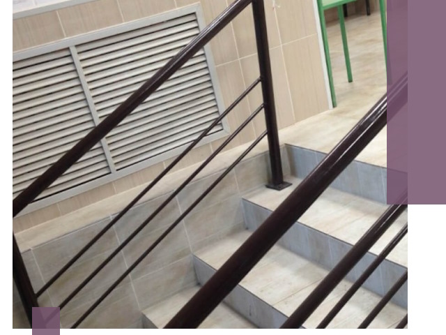 Изготовление перил из металла под ключ в Октябрьском