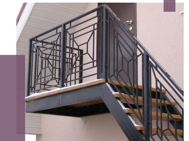 Металлические перила в Октябрьском от 4350 руб.  | ПРОЛЁТ-Ктб