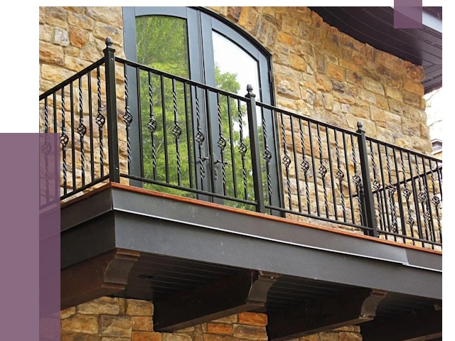 Балконные ограждения в Октябрьском от 8130 руб. — купить | ПРОЛЁТ-Ктб