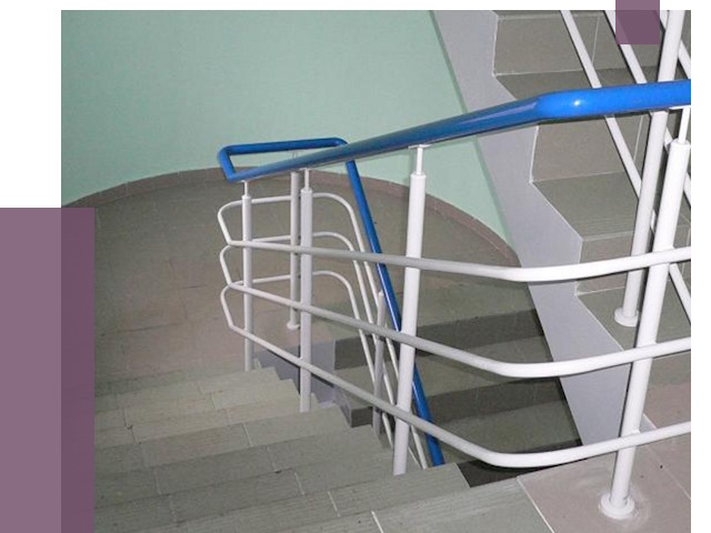 Перила в подъезде в Октябрьском — установка и замена от 7509 руб. | ПРОЛЁТ-Ктб