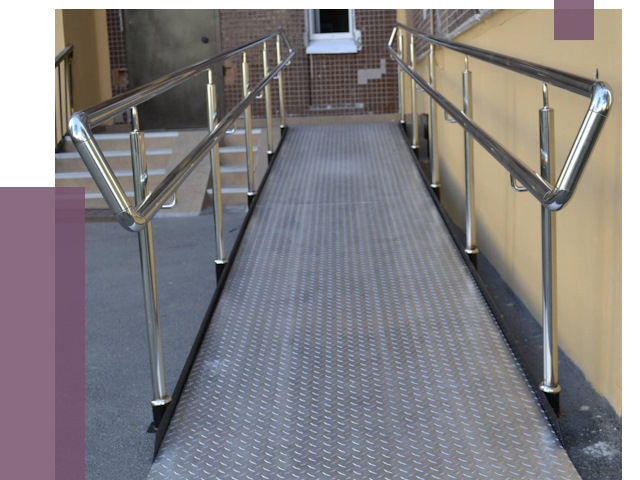 Пандусы в Октябрьском от 12428 руб. — установка для инвалидов | ПРОЛЁТ-Ктб