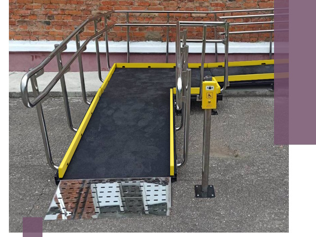 Изготовление наклонных пандусов для инвалидов в Октябрьском