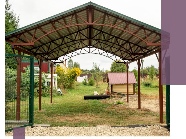 Демонтаж навесов в Октябрьском — быстро и аккуратно