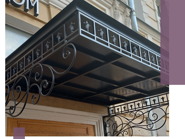 Ремонт козырьков и навесов в Октябрьском — быстро и качественно