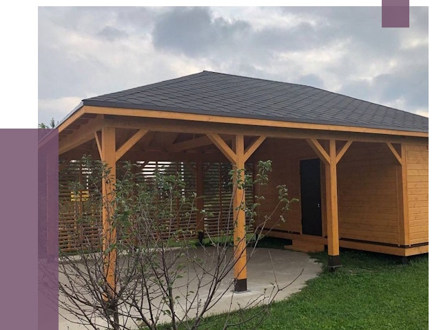 Навесы под ключ в Октябрьском от 48937 руб.  | ПРОЛЁТ-Ктб