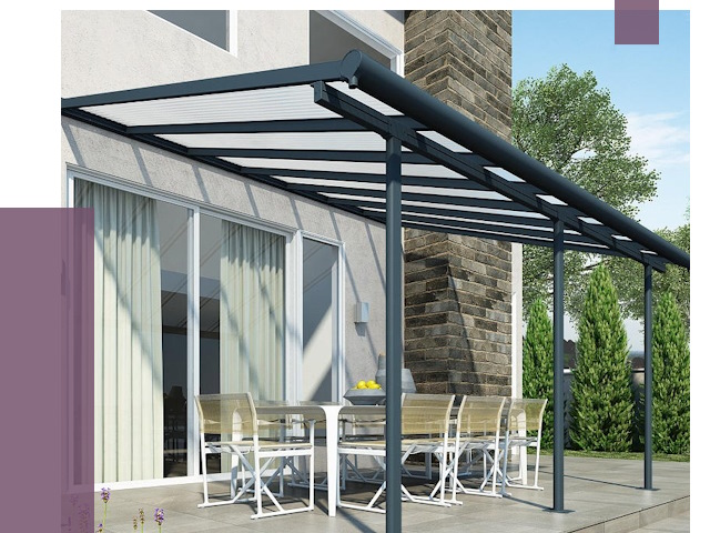 Навесы пристенные в Октябрьском от 9218 руб. — монтаж и установка | ПРОЛЁТ-Ктб