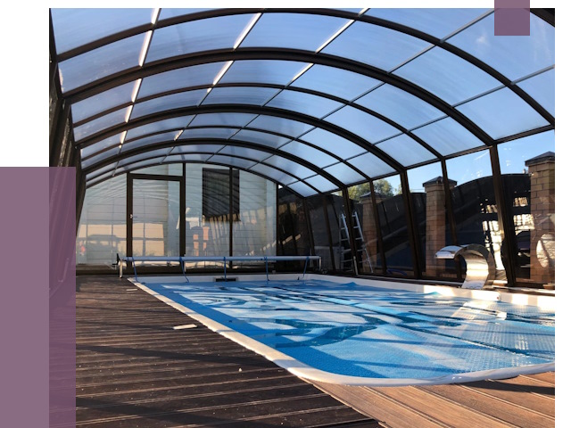 Навесы для бассейна в Октябрьском от 16985 руб. под ключ | ПРОЛЁТ-Ктб