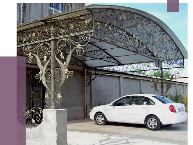 Кованые навесы в Октябрьском от 14759 руб. | ПРОЛЁТ-Ктб