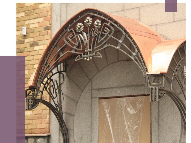 Арочные козырьки в Октябрьском от 14759 руб. 