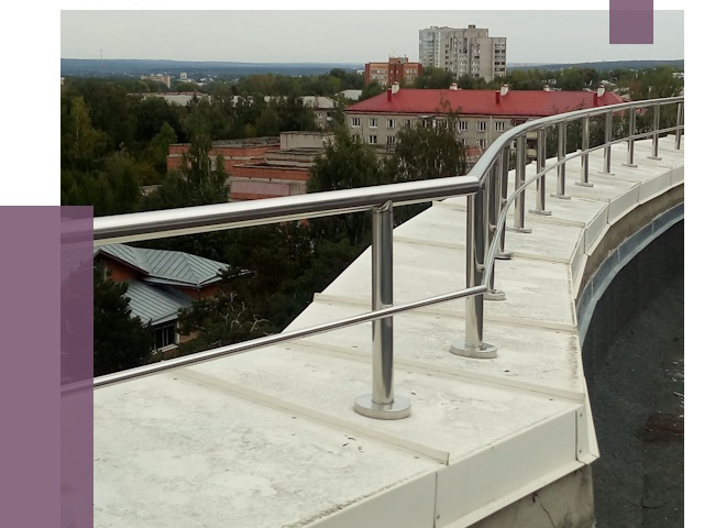 Парапеты и ограждения кровли в Октябрьском от 5023 руб. 
