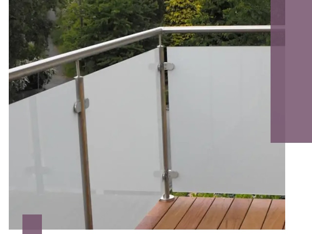 Алюминиевые парапеты для балконов и террас в Октябрьском