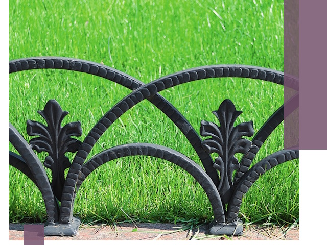 Декоративные металлические бордюры под ключ в Октябрьском