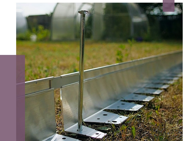 Металлические бордюры для газона в Октябрьском от 4350 руб. | ПРОЛЁТ-Ктб